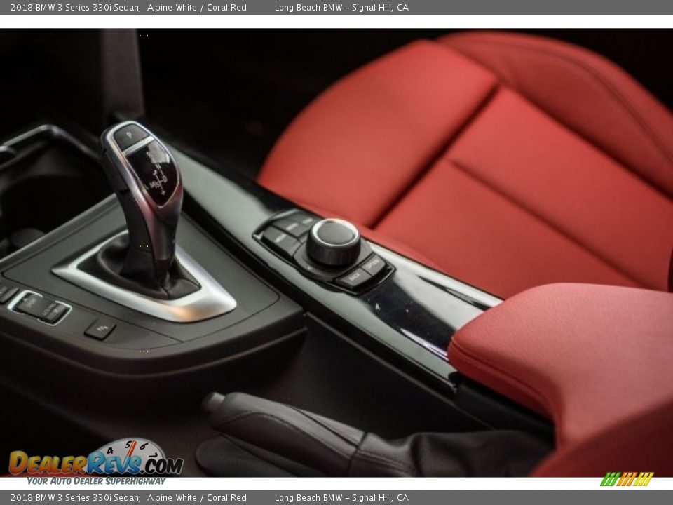 2018 BMW 3 Series 330i Sedan Alpine White / Coral Red Photo #7