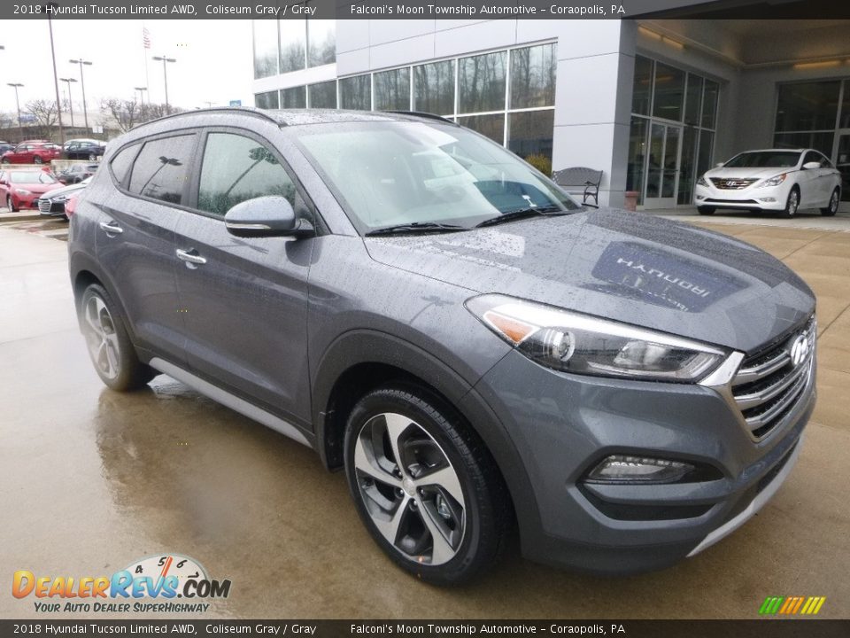 2018 Hyundai Tucson Limited AWD Coliseum Gray / Gray Photo #3