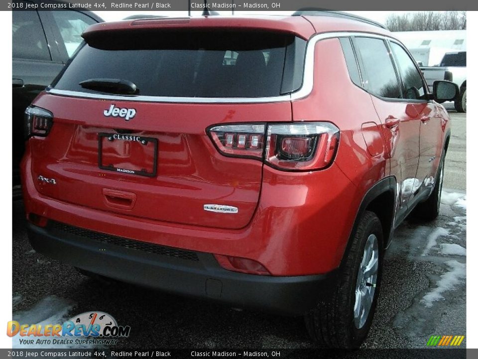 2018 Jeep Compass Latitude 4x4 Redline Pearl / Black Photo #2