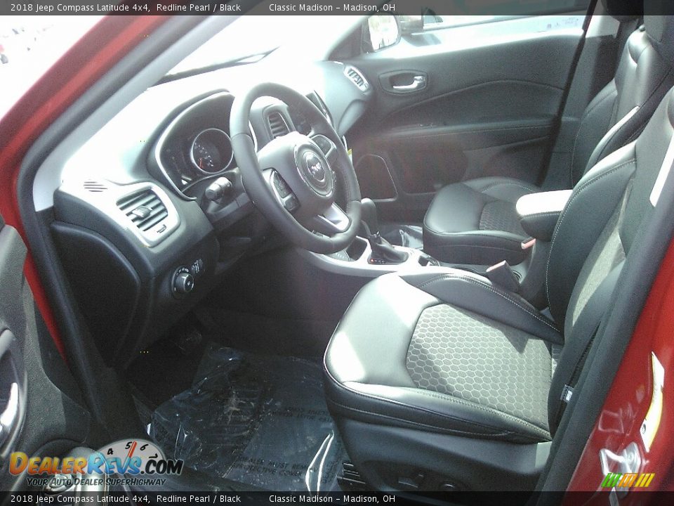 2018 Jeep Compass Latitude 4x4 Redline Pearl / Black Photo #4
