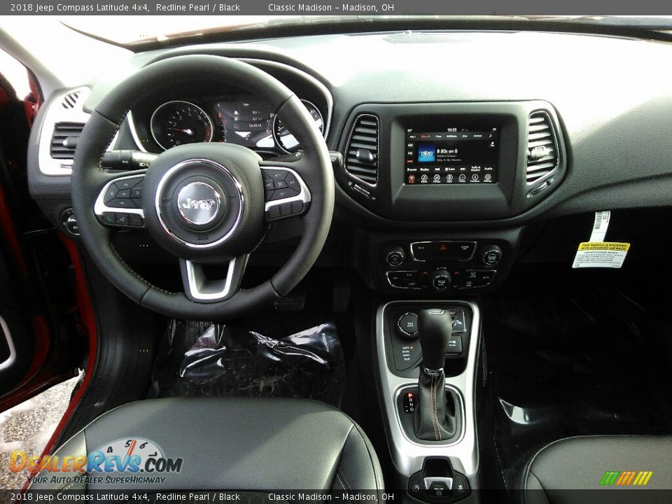 2018 Jeep Compass Latitude 4x4 Redline Pearl / Black Photo #5