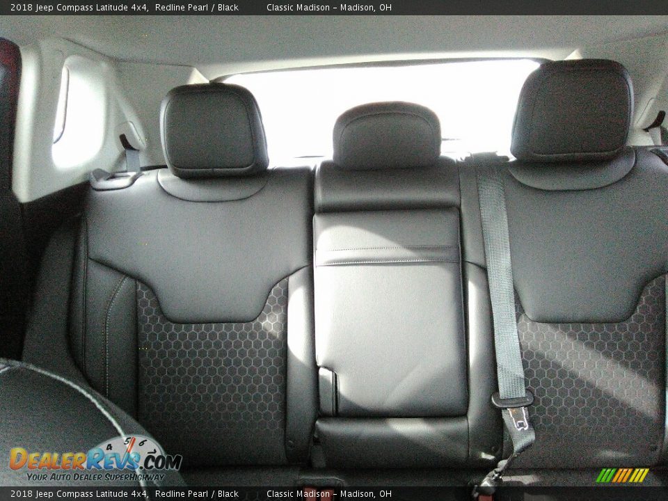 2018 Jeep Compass Latitude 4x4 Redline Pearl / Black Photo #12