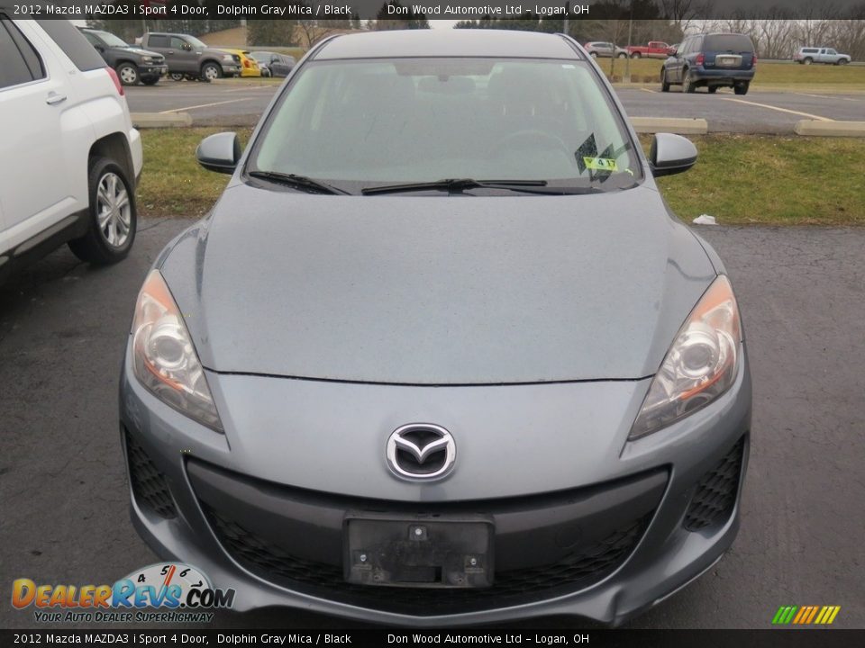 2012 Mazda MAZDA3 i Sport 4 Door Dolphin Gray Mica / Black Photo #5