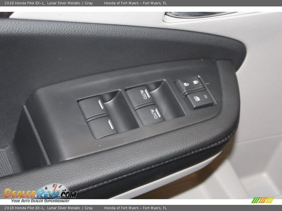 2018 Honda Pilot EX-L Lunar Silver Metallic / Gray Photo #15