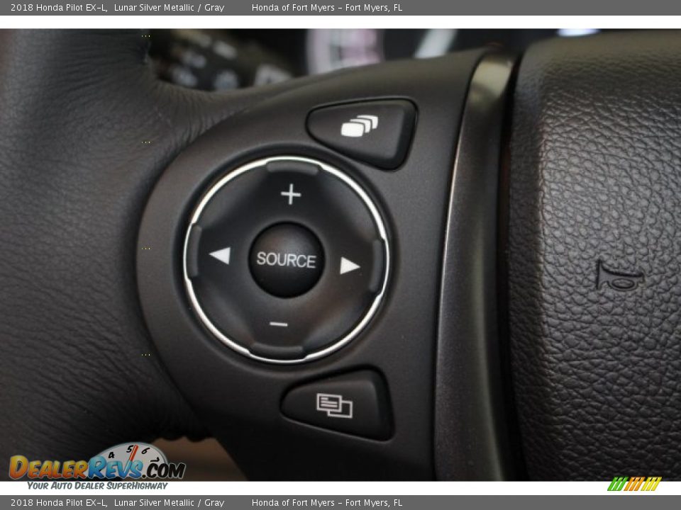 2018 Honda Pilot EX-L Lunar Silver Metallic / Gray Photo #21