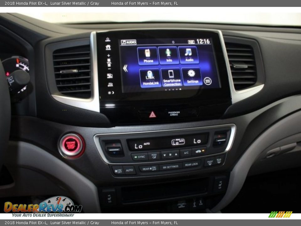 2018 Honda Pilot EX-L Lunar Silver Metallic / Gray Photo #24