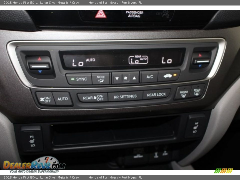 2018 Honda Pilot EX-L Lunar Silver Metallic / Gray Photo #27