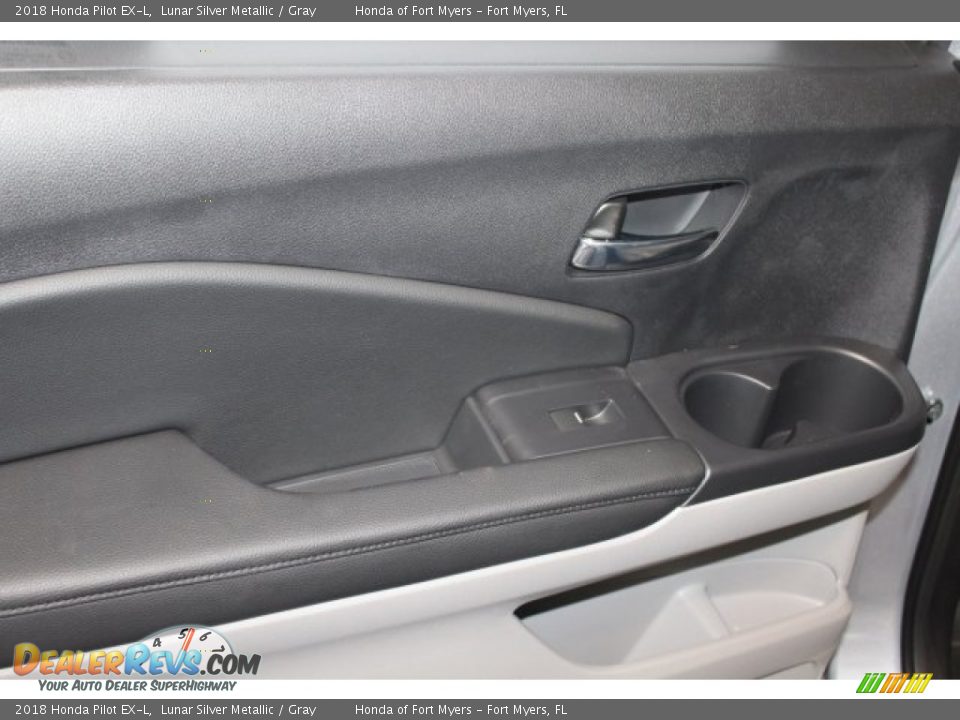 2018 Honda Pilot EX-L Lunar Silver Metallic / Gray Photo #34