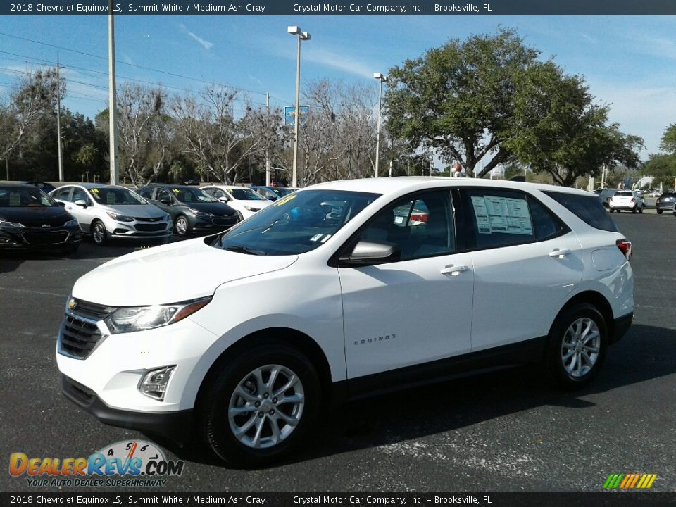2018 Chevrolet Equinox LS Summit White / Medium Ash Gray Photo #1
