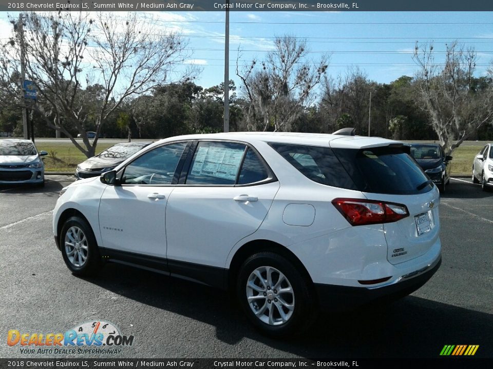2018 Chevrolet Equinox LS Summit White / Medium Ash Gray Photo #3