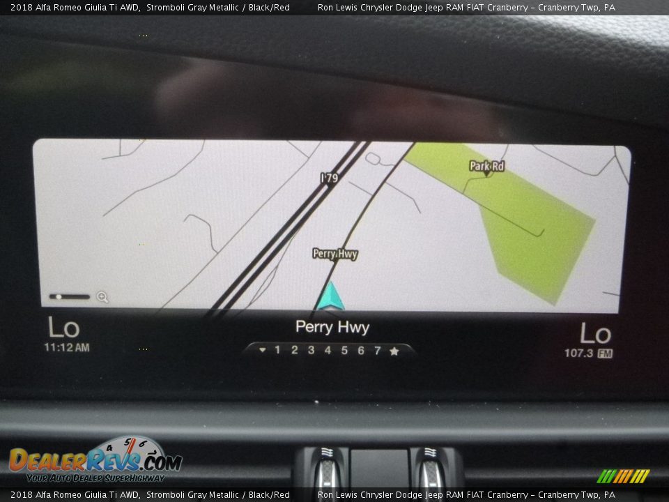 2018 Alfa Romeo Giulia Ti AWD Stromboli Gray Metallic / Black/Red Photo #23