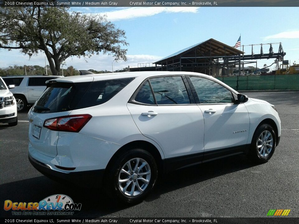 2018 Chevrolet Equinox LS Summit White / Medium Ash Gray Photo #5