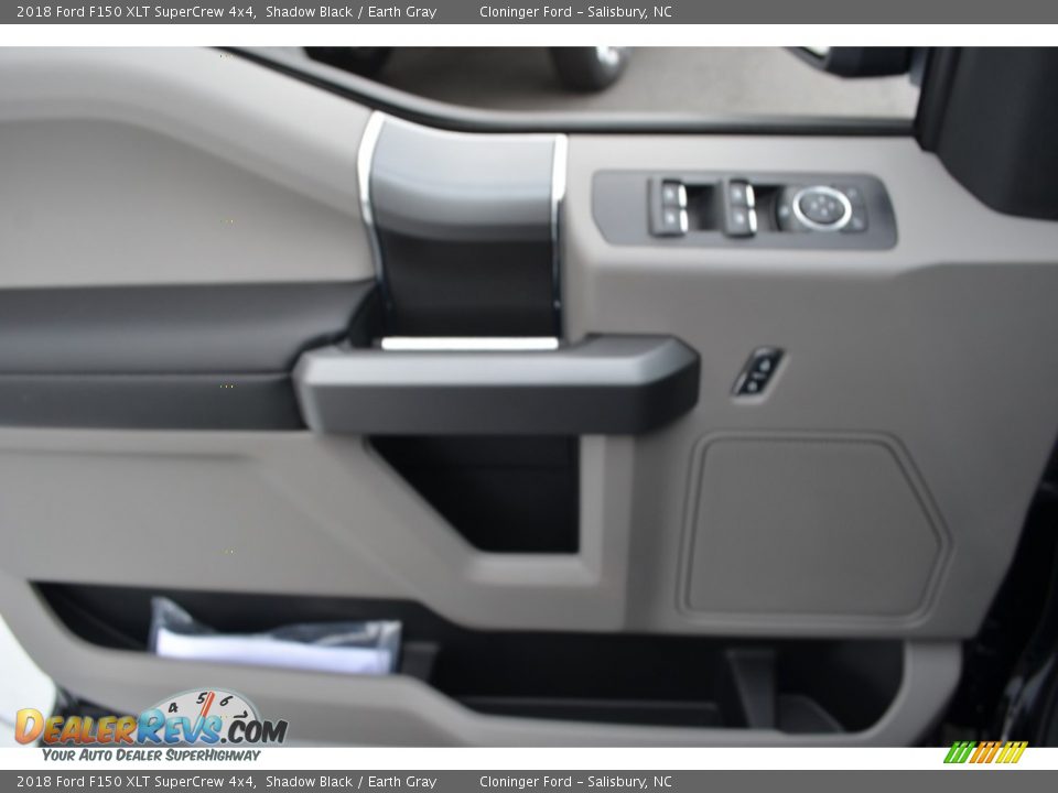 2018 Ford F150 XLT SuperCrew 4x4 Shadow Black / Earth Gray Photo #7