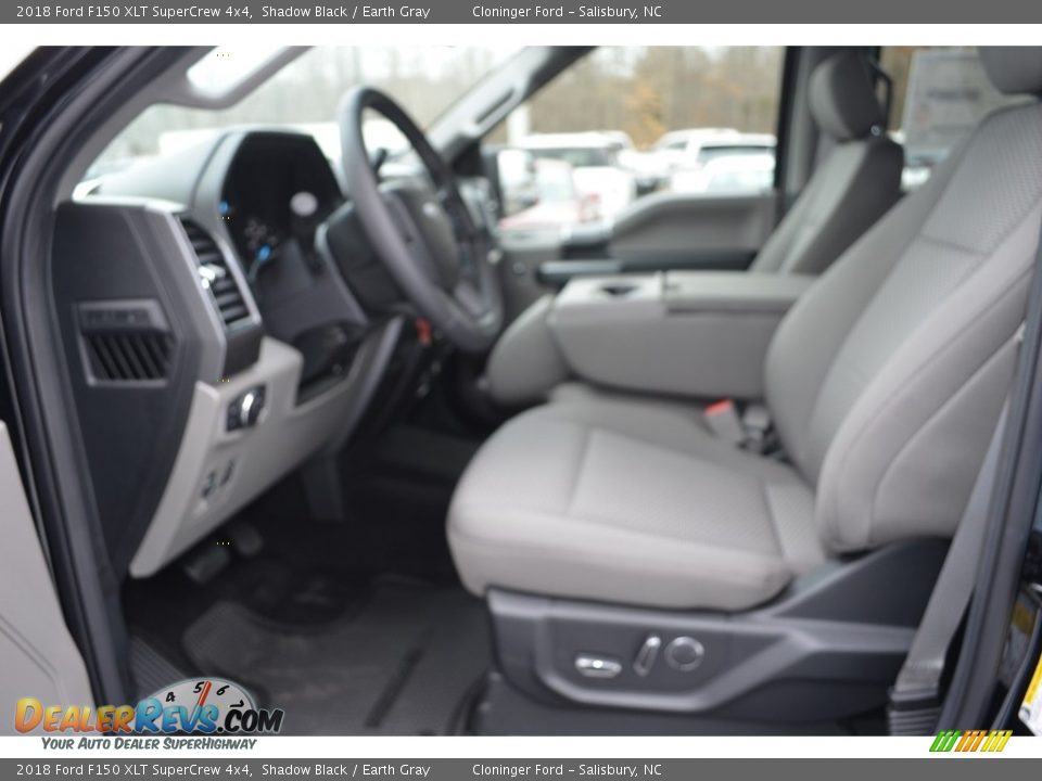 2018 Ford F150 XLT SuperCrew 4x4 Shadow Black / Earth Gray Photo #8