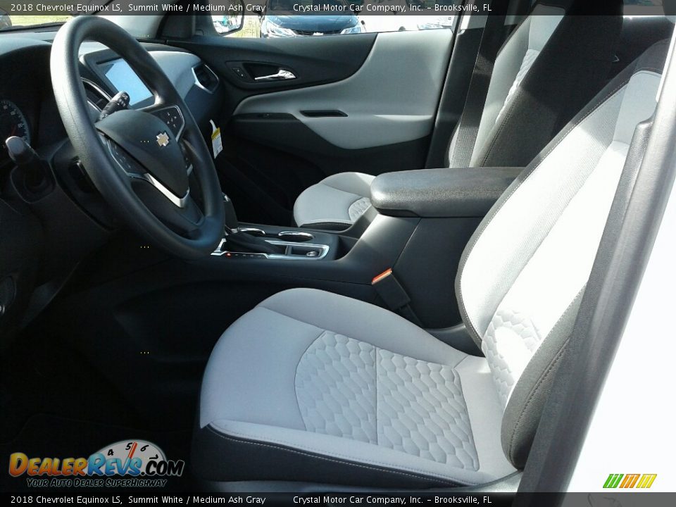 2018 Chevrolet Equinox LS Summit White / Medium Ash Gray Photo #9