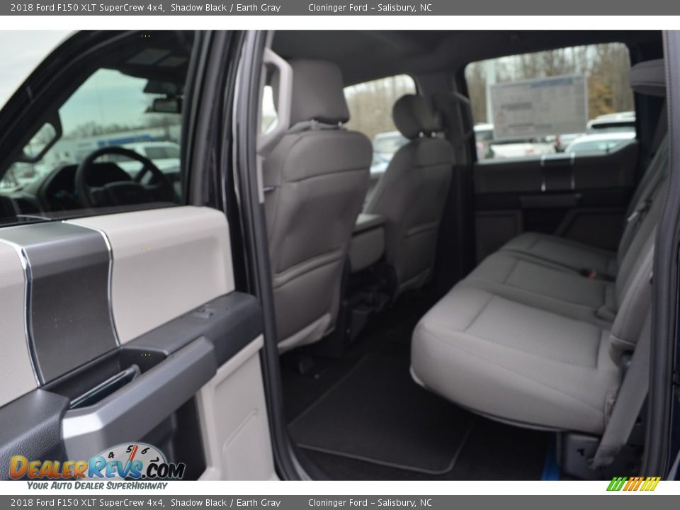 2018 Ford F150 XLT SuperCrew 4x4 Shadow Black / Earth Gray Photo #10