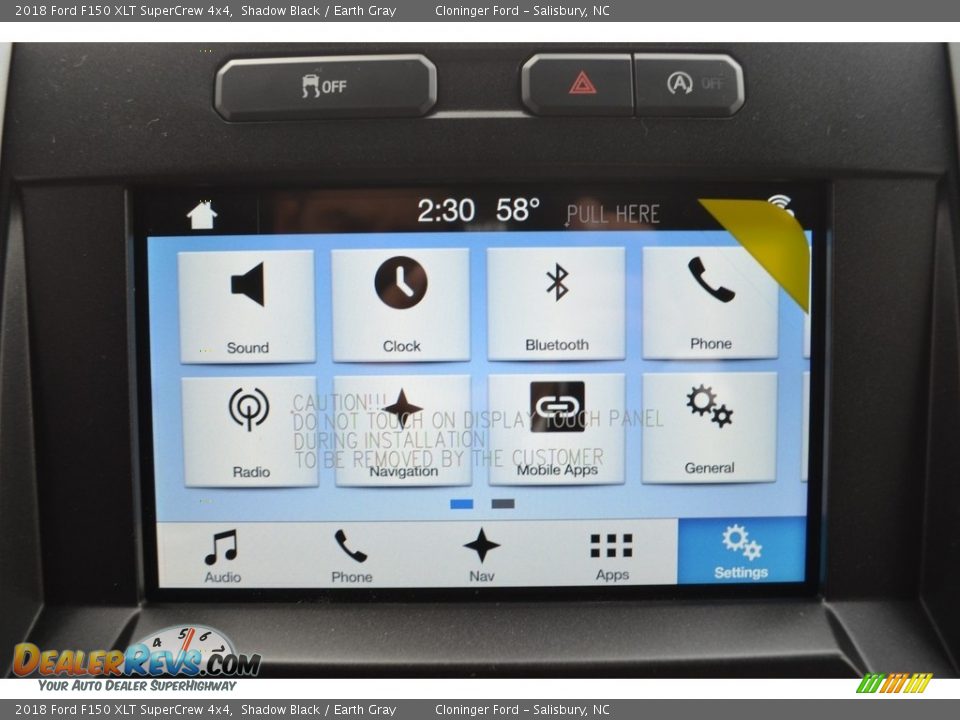 2018 Ford F150 XLT SuperCrew 4x4 Shadow Black / Earth Gray Photo #12