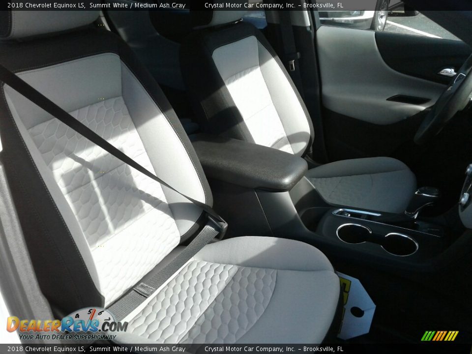 2018 Chevrolet Equinox LS Summit White / Medium Ash Gray Photo #12