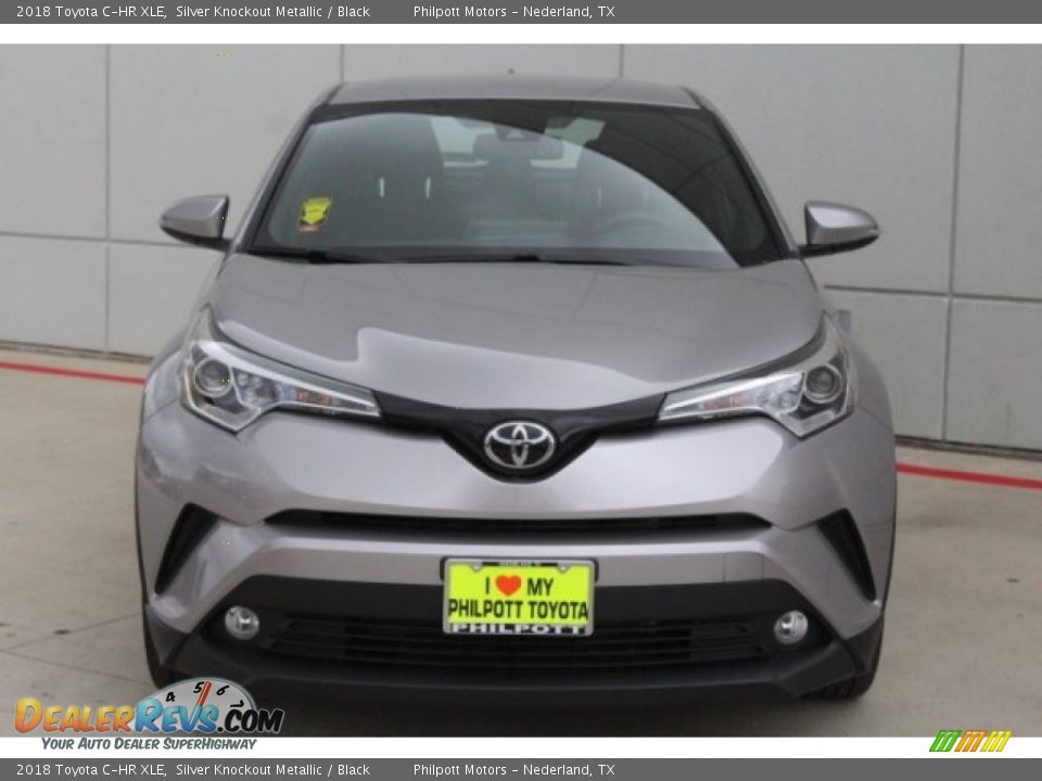 2018 Toyota C-HR XLE Silver Knockout Metallic / Black Photo #2