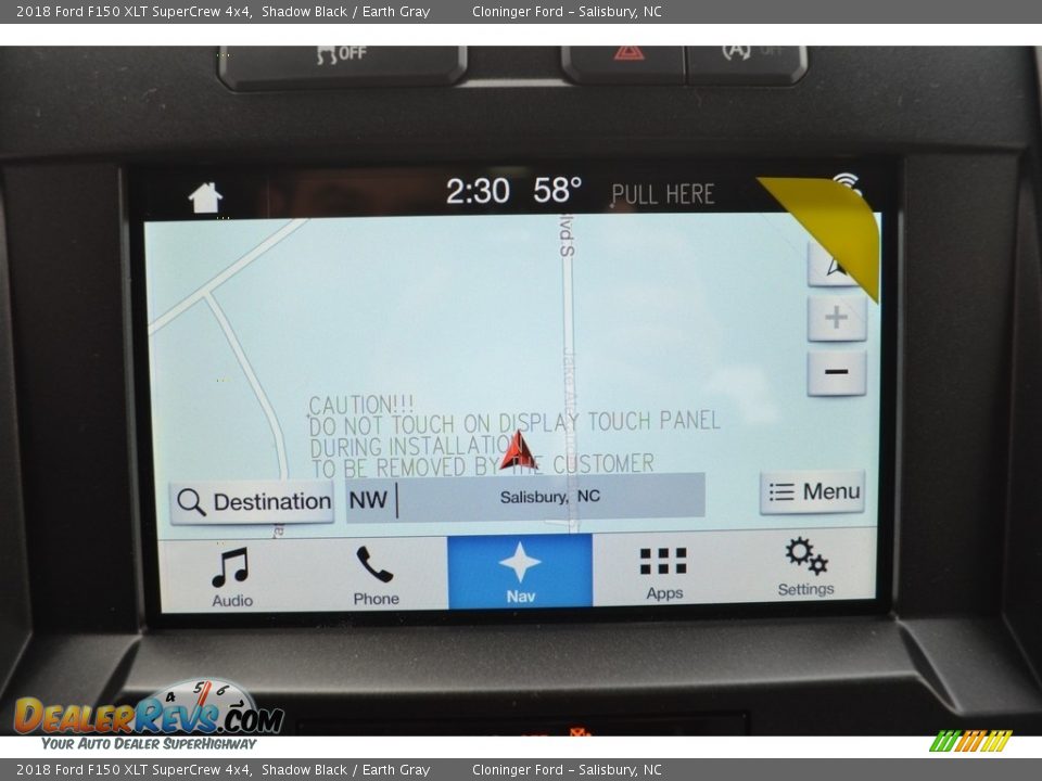 2018 Ford F150 XLT SuperCrew 4x4 Shadow Black / Earth Gray Photo #14
