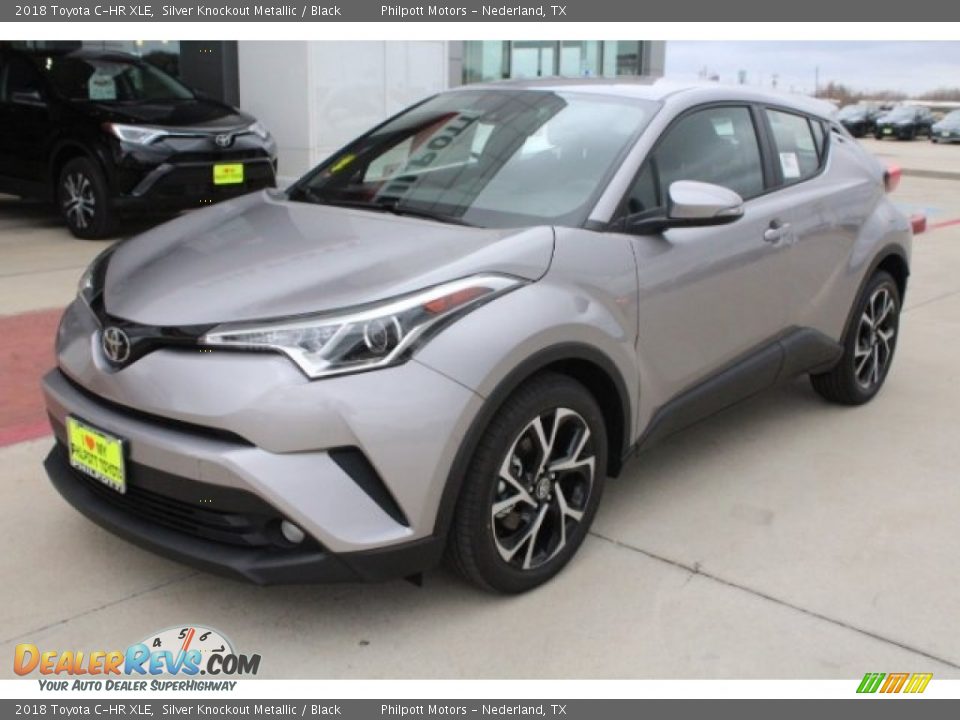 2018 Toyota C-HR XLE Silver Knockout Metallic / Black Photo #3