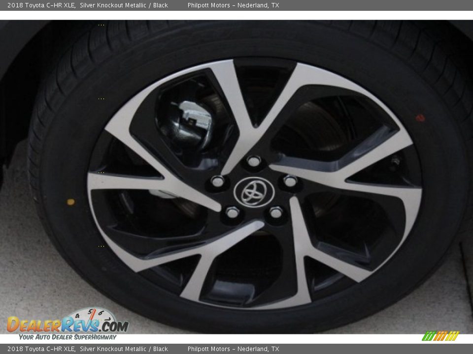 2018 Toyota C-HR XLE Silver Knockout Metallic / Black Photo #4