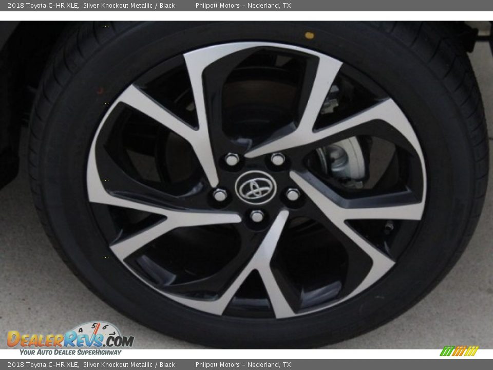 2018 Toyota C-HR XLE Silver Knockout Metallic / Black Photo #5