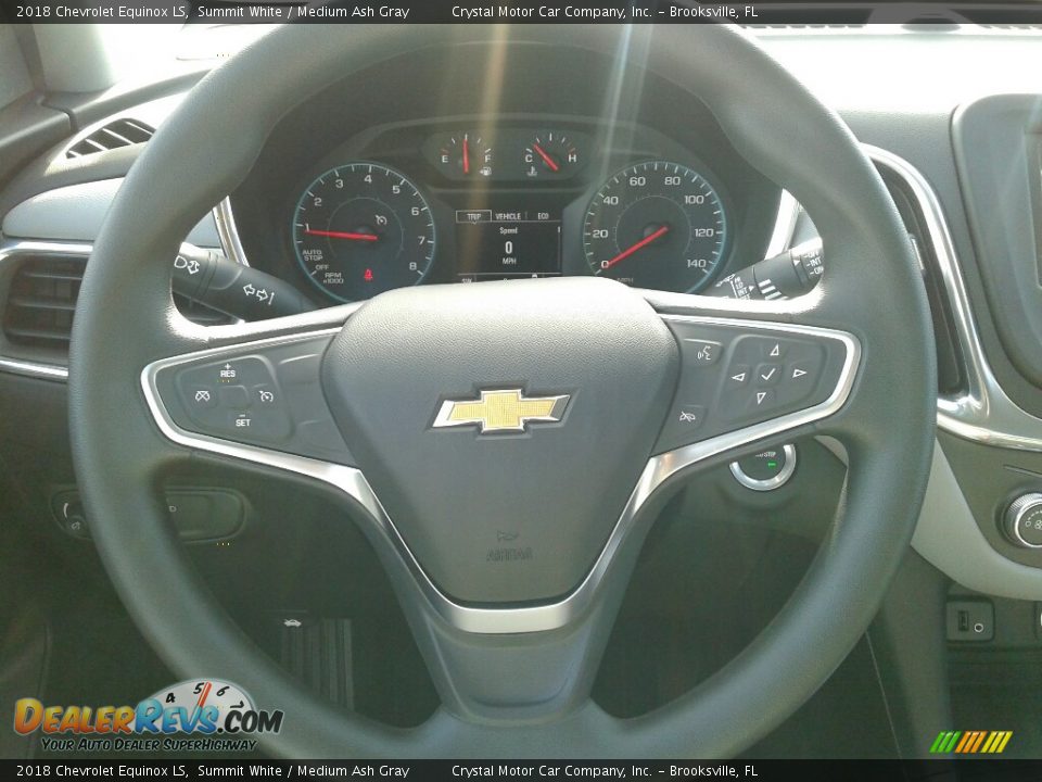 2018 Chevrolet Equinox LS Summit White / Medium Ash Gray Photo #14