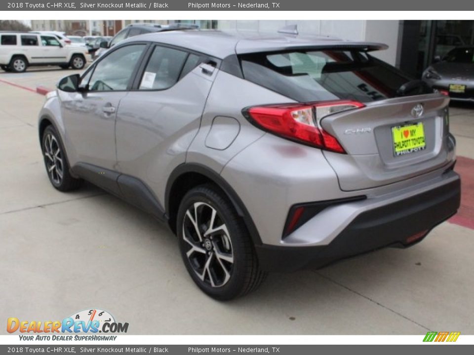 2018 Toyota C-HR XLE Silver Knockout Metallic / Black Photo #6