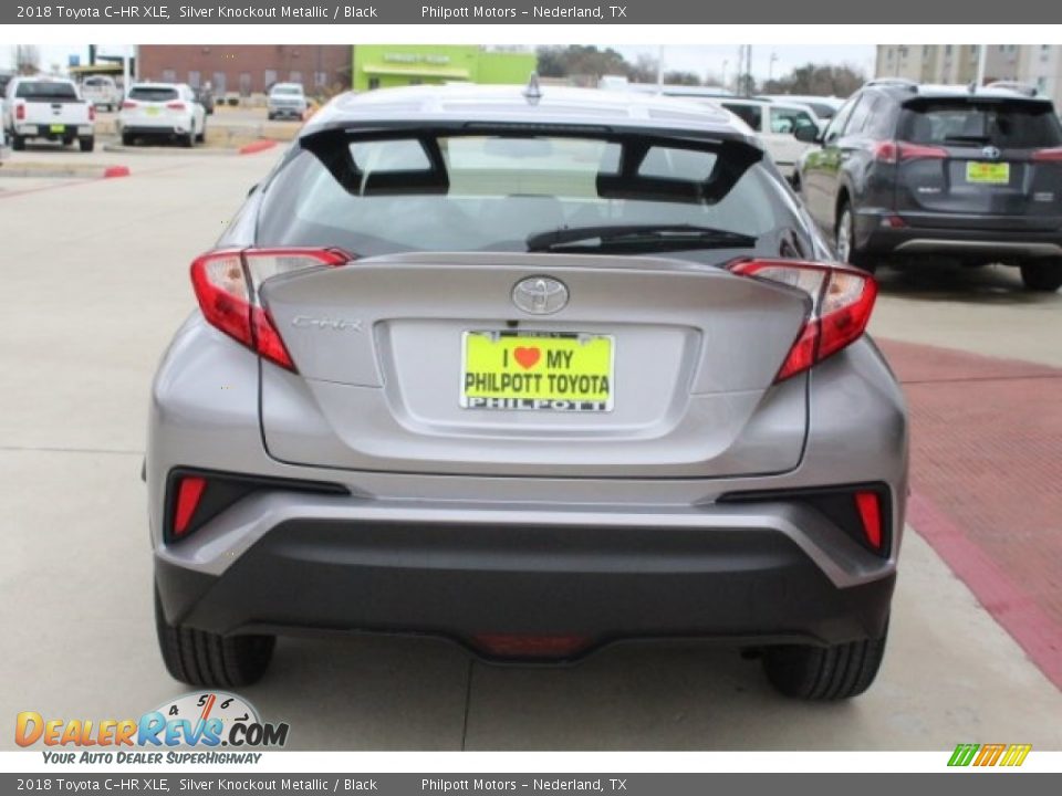 2018 Toyota C-HR XLE Silver Knockout Metallic / Black Photo #7