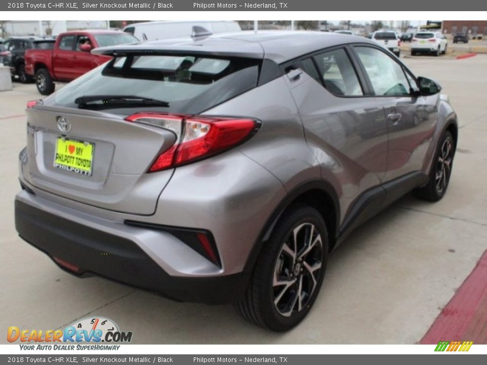 2018 Toyota C-HR XLE Silver Knockout Metallic / Black Photo #8