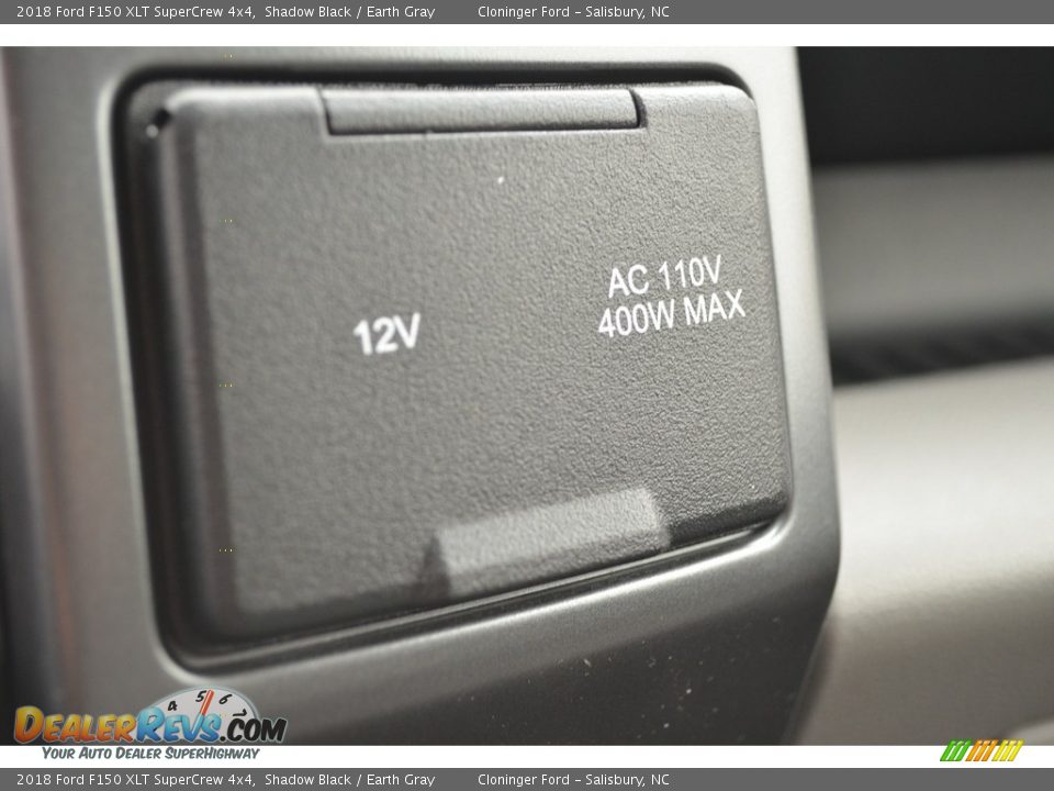 2018 Ford F150 XLT SuperCrew 4x4 Shadow Black / Earth Gray Photo #18