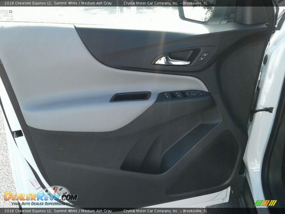 2018 Chevrolet Equinox LS Summit White / Medium Ash Gray Photo #17