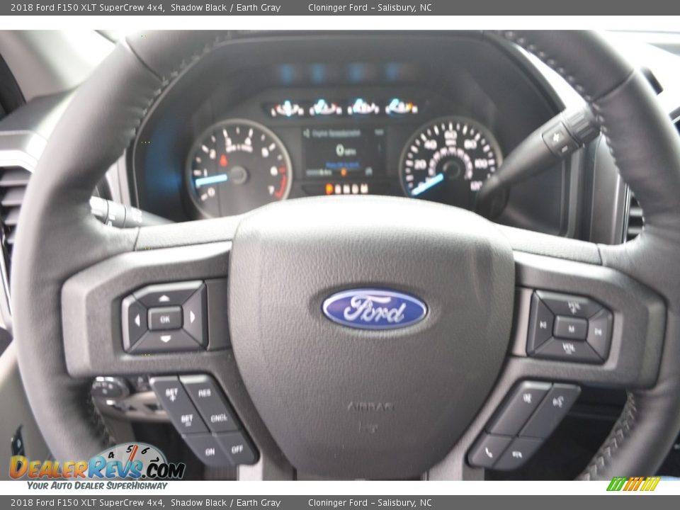 2018 Ford F150 XLT SuperCrew 4x4 Shadow Black / Earth Gray Photo #20