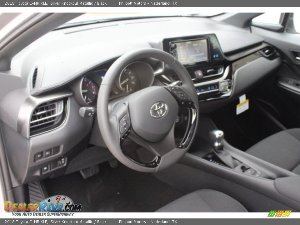 2018 Toyota C-HR XLE Silver Knockout Metallic / Black Photo #13