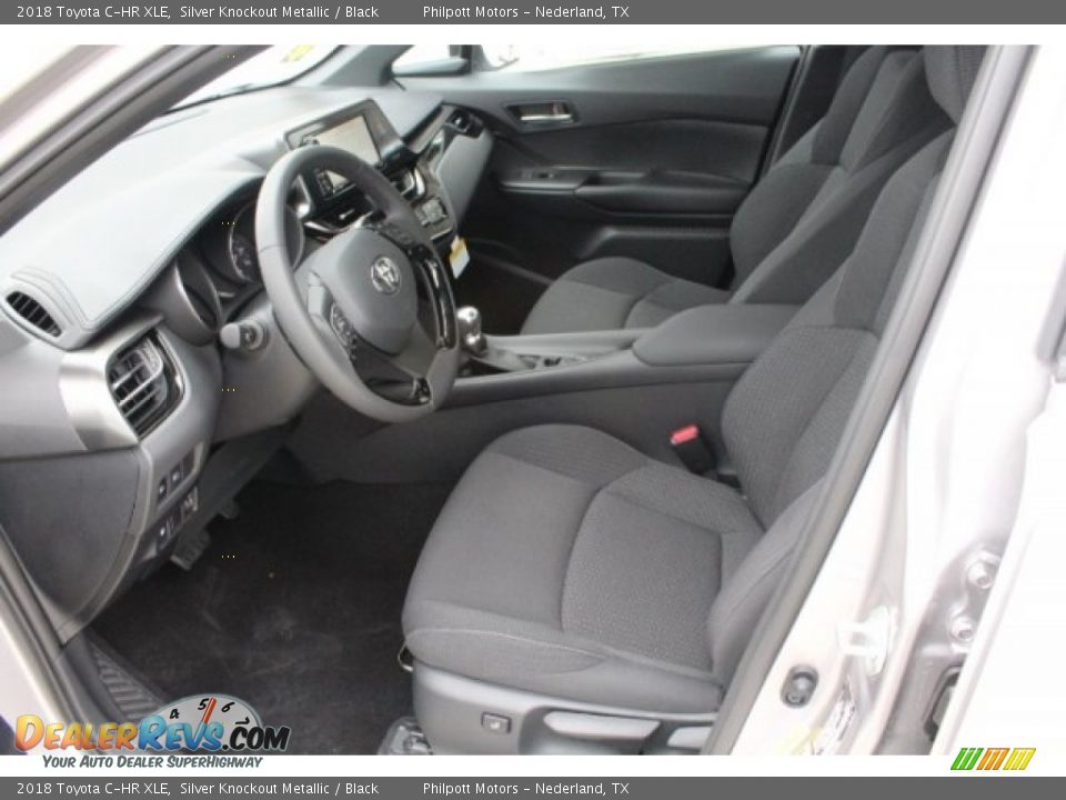 2018 Toyota C-HR XLE Silver Knockout Metallic / Black Photo #14