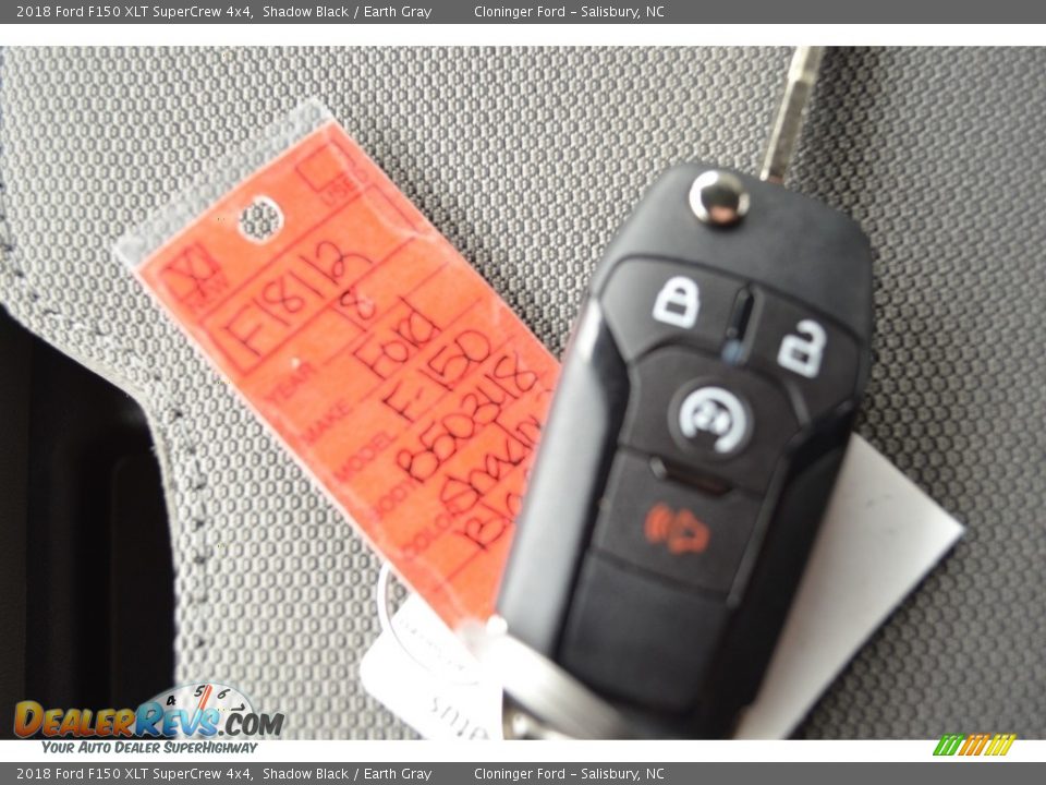 2018 Ford F150 XLT SuperCrew 4x4 Shadow Black / Earth Gray Photo #22