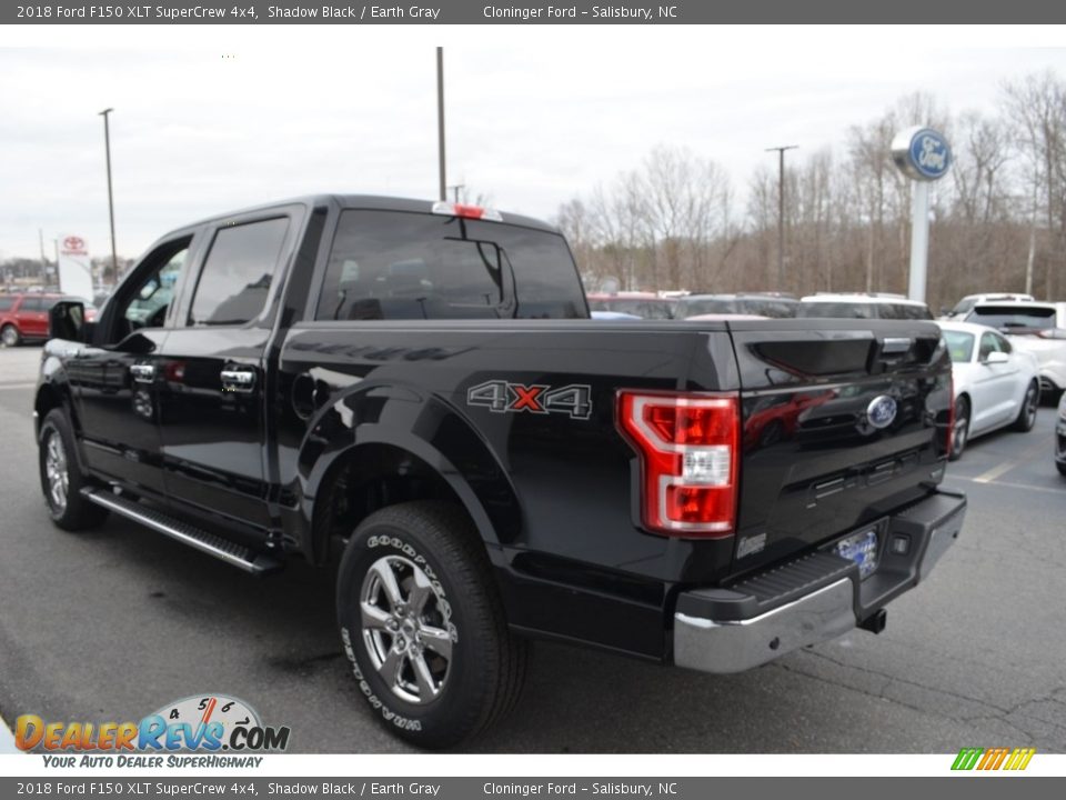 2018 Ford F150 XLT SuperCrew 4x4 Shadow Black / Earth Gray Photo #23