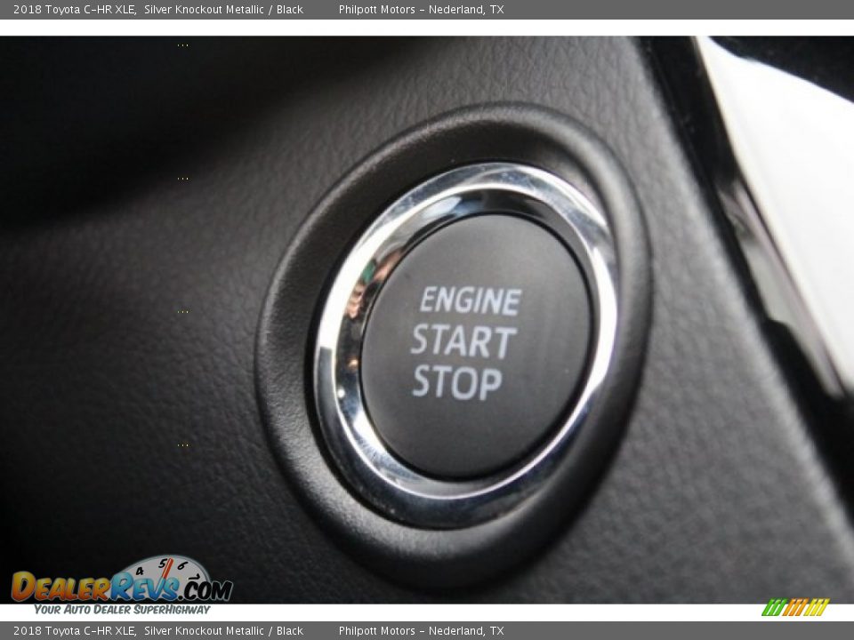 2018 Toyota C-HR XLE Silver Knockout Metallic / Black Photo #17