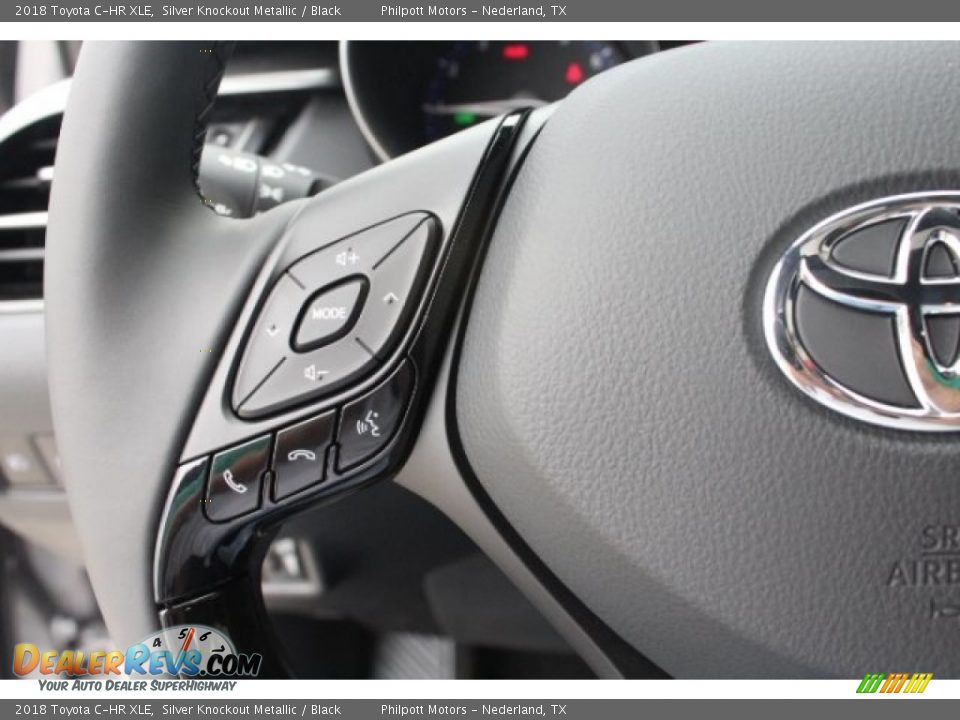 2018 Toyota C-HR XLE Silver Knockout Metallic / Black Photo #19