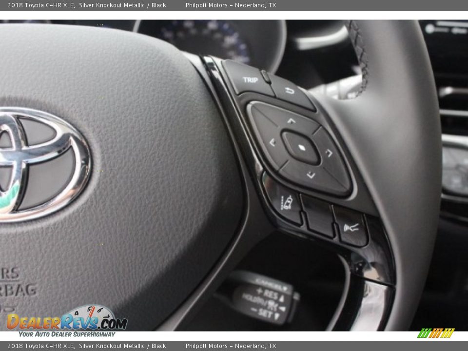 2018 Toyota C-HR XLE Silver Knockout Metallic / Black Photo #20