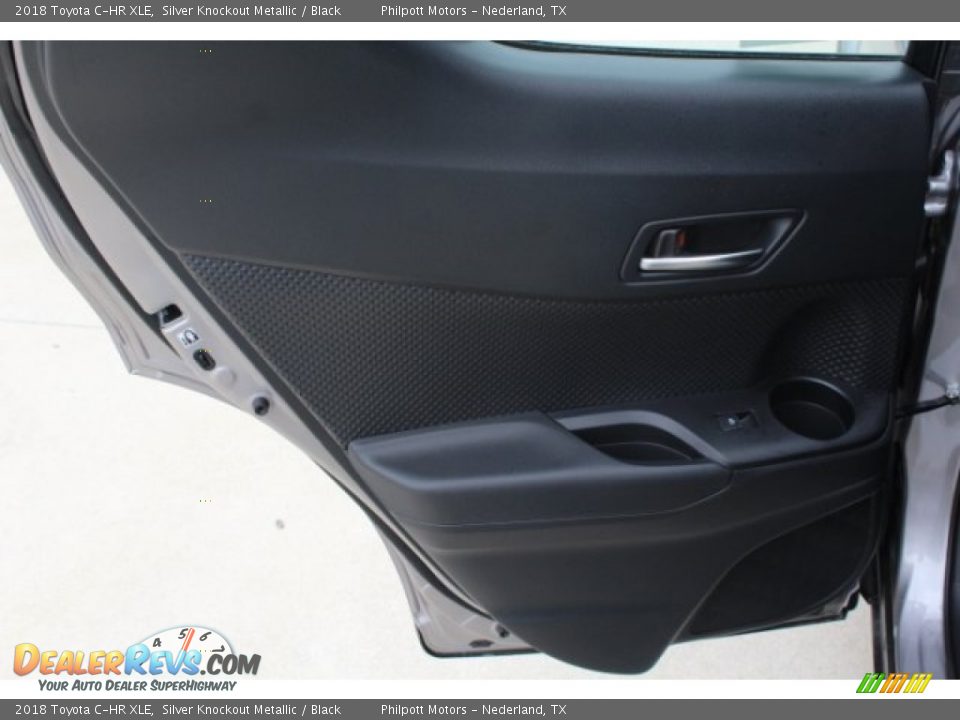 2018 Toyota C-HR XLE Silver Knockout Metallic / Black Photo #23