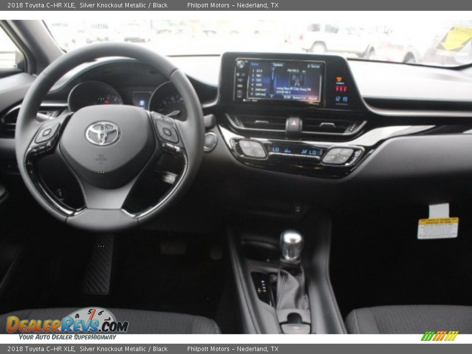 2018 Toyota C-HR XLE Silver Knockout Metallic / Black Photo #25