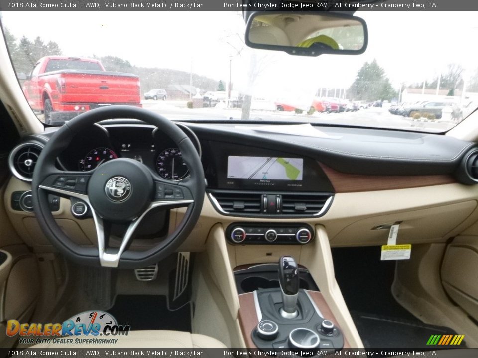 Dashboard of 2018 Alfa Romeo Giulia Ti AWD Photo #18