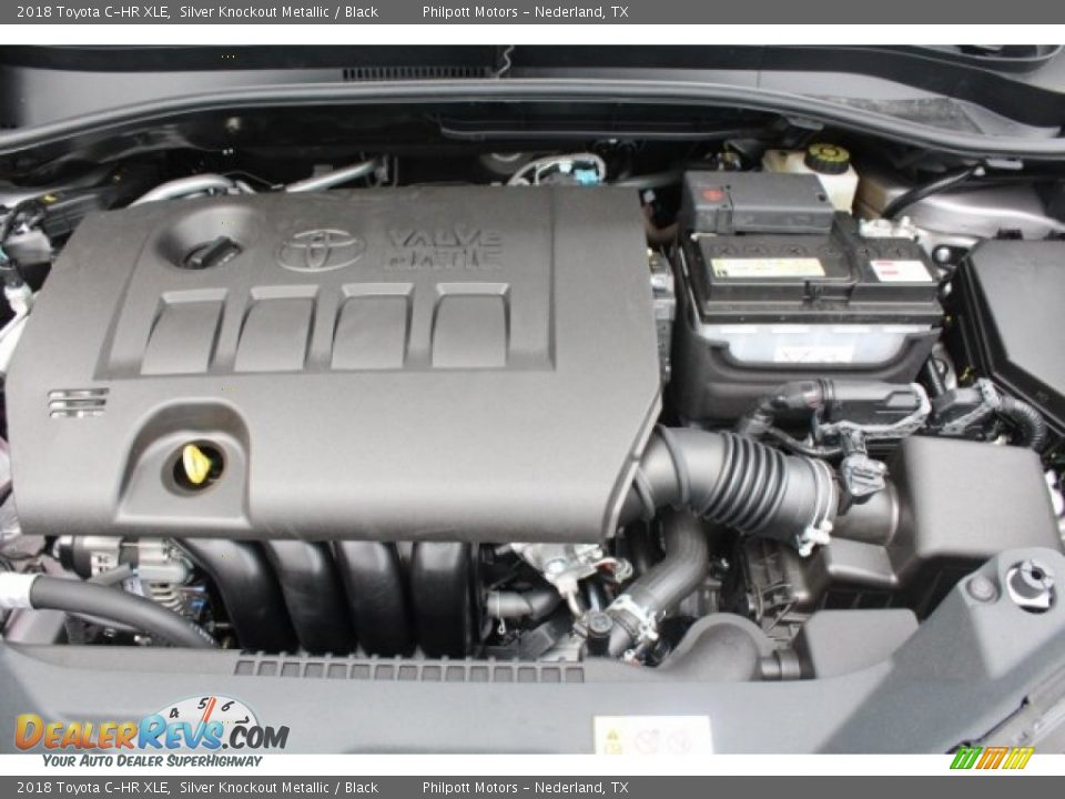 2018 Toyota C-HR XLE Silver Knockout Metallic / Black Photo #33