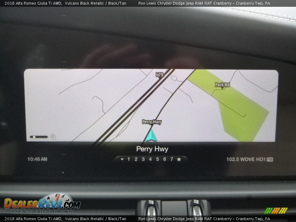 Navigation of 2018 Alfa Romeo Giulia Ti AWD Photo #23