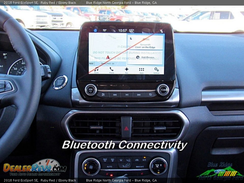 2018 Ford EcoSport SE Ruby Red / Ebony Black Photo #16