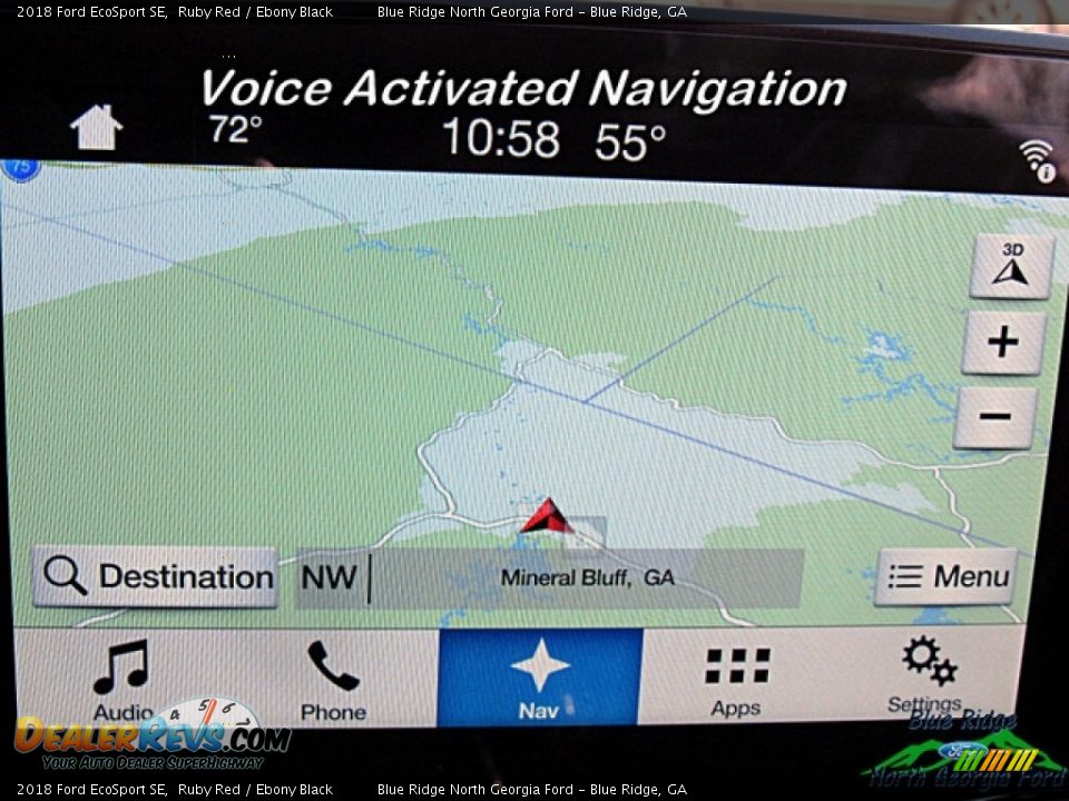 2018 Ford EcoSport SE Ruby Red / Ebony Black Photo #18