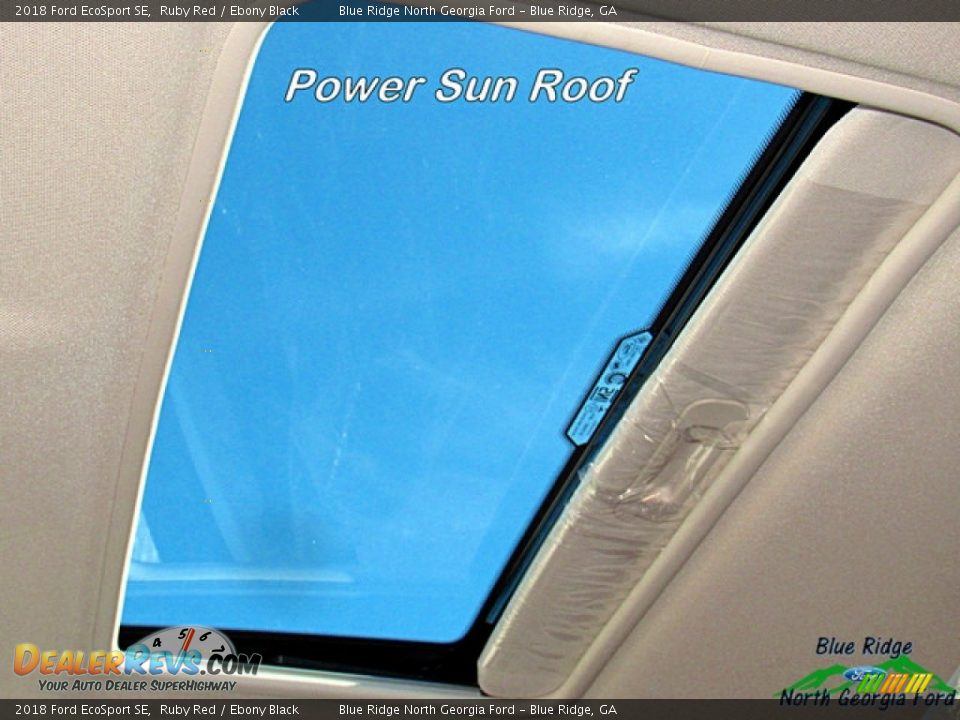 2018 Ford EcoSport SE Ruby Red / Ebony Black Photo #22