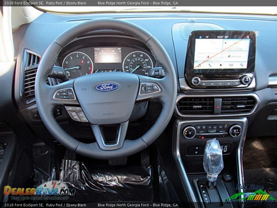 2018 Ford EcoSport SE Ruby Red / Ebony Black Photo #24